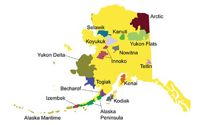 AK Refuges map